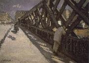 Gustave Caillebotte Study of pier oil
